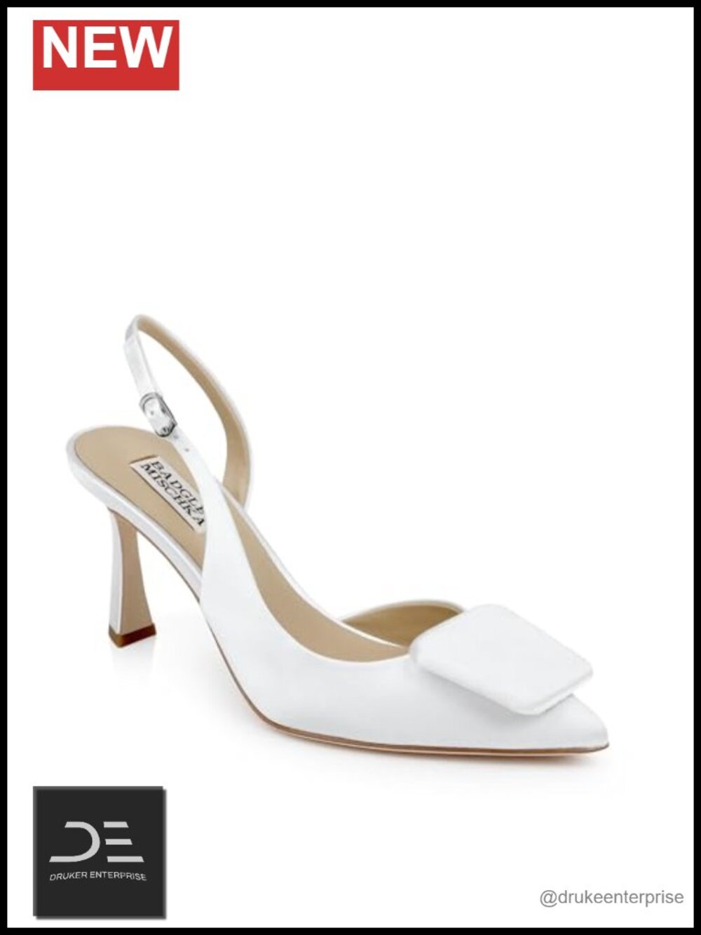 Silk Pump Shoes with Leather Lining, Slingback Flare Heel, Formal Evening Party